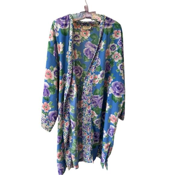 Victoria’s Secret Gold Label Floral Cottage Sexy Robe | One Size - Picture 3 of 9